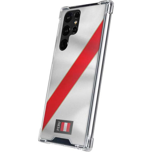Peru Soccer Flag Galaxy S22 Ultra Clear Case